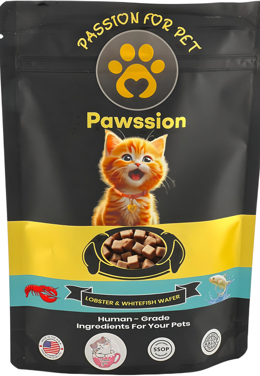 Pawssion lobster fish cat treat